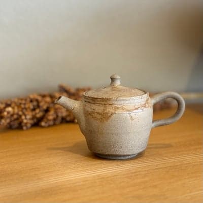 炭化藻掛け 茶銚