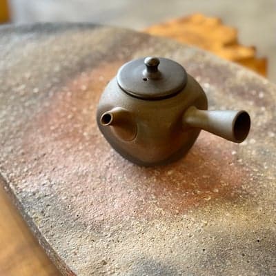 嵐絞り茶壺