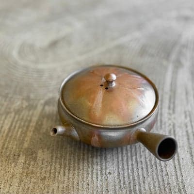 焼締火襷 平袋 小茶注