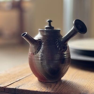 常滑急須 木箱入
