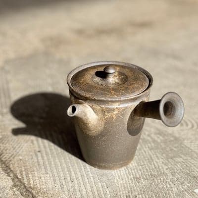 焼締藻掛け 末型茶注