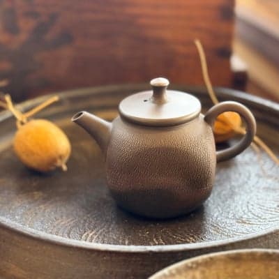 嵐絞り 後手茶壺