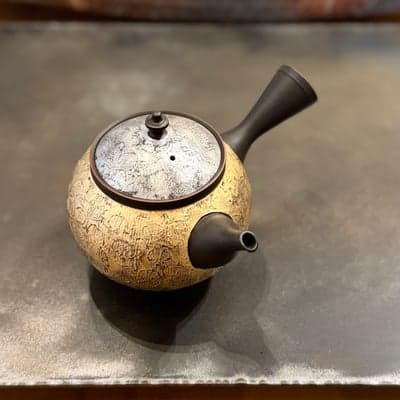 金・プラチナ彩 茶注(高台丸) 木箱入
