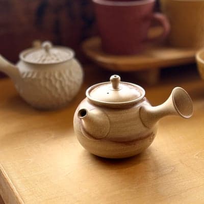 焼締 火襷茶注
