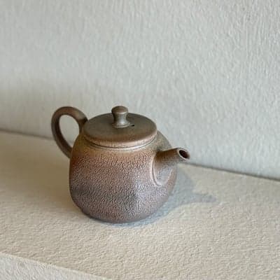 窯変 嵐絞り茶壺